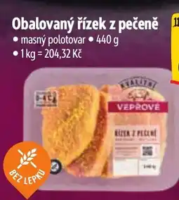 Albert Obalovaný řízek z pečeně nabídka