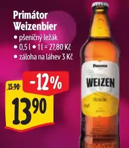 Albert Primátor Weizenbier nabídka