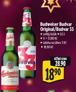 Albert Budweiser Budvar Original/Budvar 33 nabídka