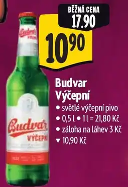 Albert Budvar Výčepní nabídka