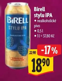 Albert Birell stylu IPA nabídka