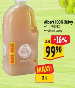 Albert Albert 100% šťávy nabídka