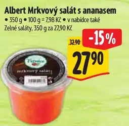 Albert Albert Mrkvový salát s ananasem nabídka