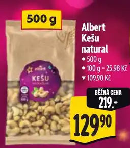 Albert Albert Kešu natural nabídka