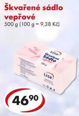 CBA Škvařené sádlo vepřové, 500 g nabídka
