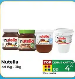 Tamda Foods Nutella od 15g - 3kg nabídka
