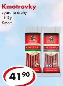 CBA Kmotrovky, 100 g nabídka