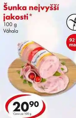 CBA Šunka nejvyšší jakosti, 100 g nabídka