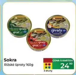 Tamda Foods Sokra Rižské šproty 160g nabídka