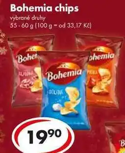 CBA Bohemia chips, 55-60 g nabídka