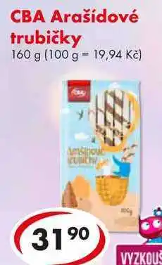 CBA CBA Arašídové trubičky, 160 g nabídka