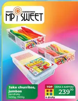 Tamda Foods Jake churritos, jumbos pendreky 1400g, 1500g nabídka