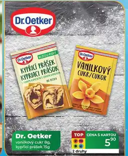 Tamda Foods Dr. Oetker vanilkový cukr 8g, kypřící prášek 15g nabídka