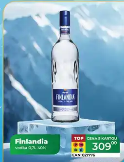 Tamda Foods Finlandia vodka 0,7L 40% nabídka