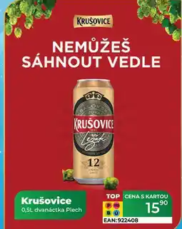 Tamda Foods Krušovice 0,5L dvanáctka Plech nabídka