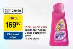 Tesco Vanish Oxi Action Gel na odstranění skvrn, 1 l nabídka