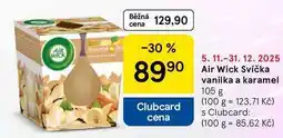 Tesco Air Wick Svíčka vanilka a karamel, 105 g nabídka