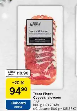 Tesco Tesco Finest Coppa s jalovcem, 70 g nabídka