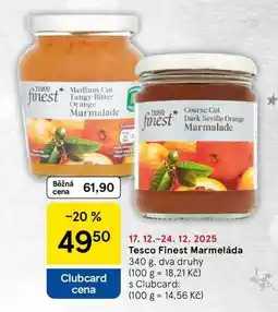 Tesco Tesco Finest Marmeláda, 340 g nabídka
