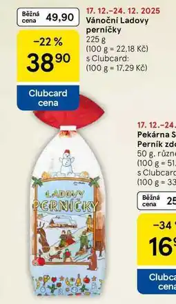 Tesco Vánoční Ladovy perníčky, 225 g nabídka