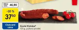 Tesco Gyulai Klobása, 100 g nabídka