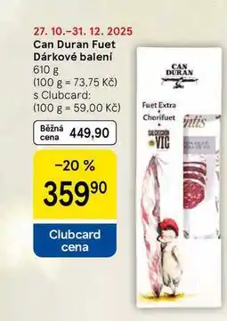 Tesco Can Duran Fuet, 610 g nabídka