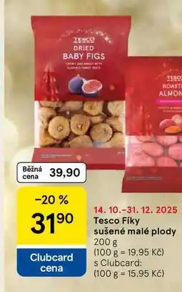 Tesco Tesco Fíky sušené malé plody, 200 g nabídka