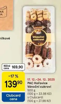 Tesco PAC Hořovice Vánoční cukroví, 500 g nabídka