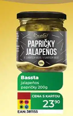 Tamda Foods Bassta jalapeños papričky 200g nabídka