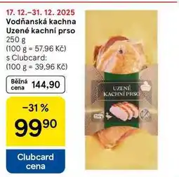 Tesco Vodňanská kachna Uzené kachní prso, 250 g nabídka