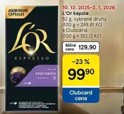Tesco L'Or kapsle, 52 g nabídka