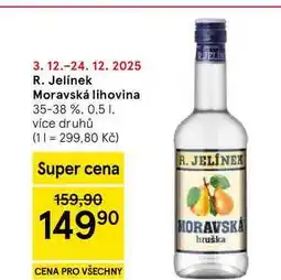 Tesco R. Jelínek Moravská lihovina 35-38 %, 0.5 l nabídka