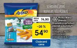 Tesco Aviko Wavy Blends Hranolky s příchutí česnek a bylinky, 600 g nabídka