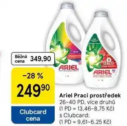 Tesco Ariel Prací prostředek, 26-40 PD, více druhů nabídka