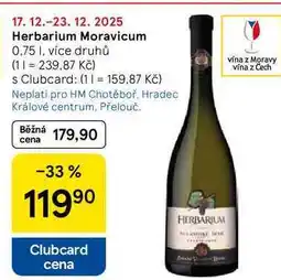 Tesco Herbarium Moravicum, 0.75 l, více druhů nabídka