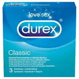 Tesco Durex kondomy 3ks, vybrané druhy nabídka