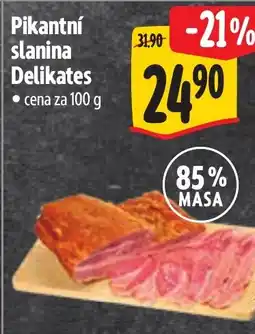 Albert Pikantní slanina Delikates nabídka