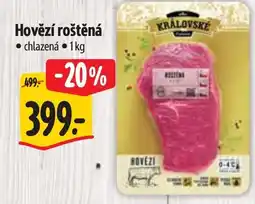 Albert Hovězí roštěná nabídka