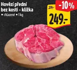 Albert Hovězí přední bez kosti - kližka nabídka