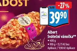 Albert Albert Sváteční vánočka nabídka