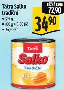 Albert Tatra Salko tradiční nabídka