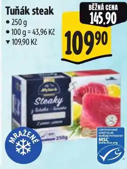 Albert Tuňák steak nabídka