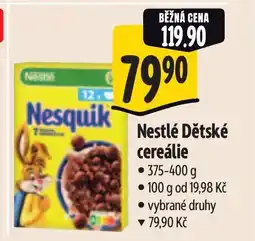 Albert Nestlé Dětské cereálie nabídka