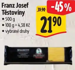 Albert Franz Josef Těstoviny nabídka