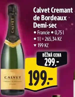 Albert Calvet Cremant de Bordeaux Demi-sec nabídka