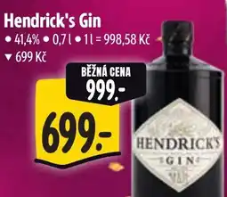 Albert Hendrick's Gin nabídka