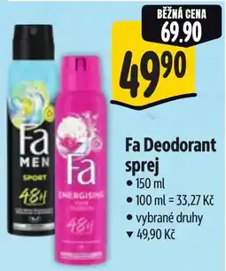 Albert Fa Deodorant sprej nabídka