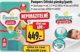 Albert Pampers Dětské plenky/pants nabídka