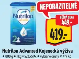 Albert Nutrilon Advanced Kojenecká výživa nabídka