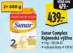 Albert Sunar Complex Kojenecká výživa nabídka